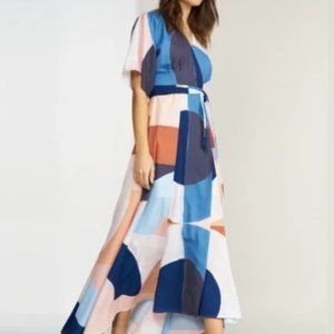 Hutch Anthropologie Wrap Maxi Dress - Size 1X